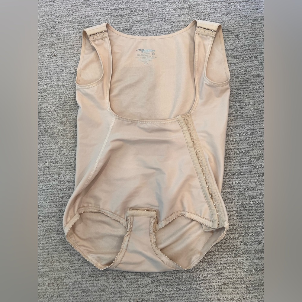 Marena Comfortwear Girdle w/ High Back Bikini Length Sz 2XL Beige